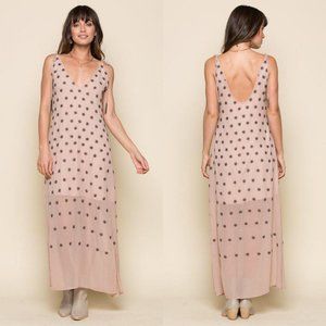 RAGA Seeing Stars Tie Strap Beaded Maxi Dress